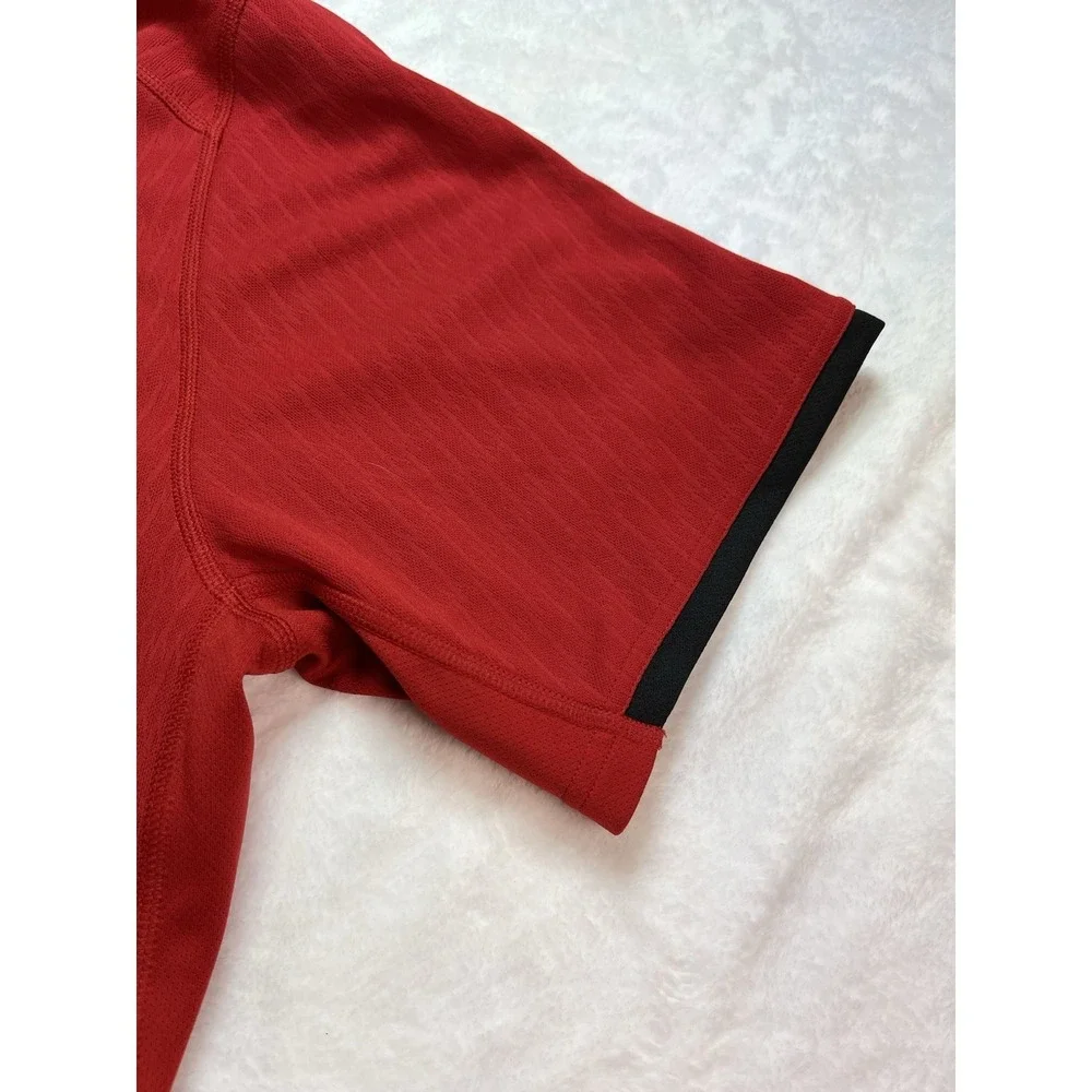 Louisville Cardinals Men's XL Adidas Red Climalite Sideline Polo‎ Shirt